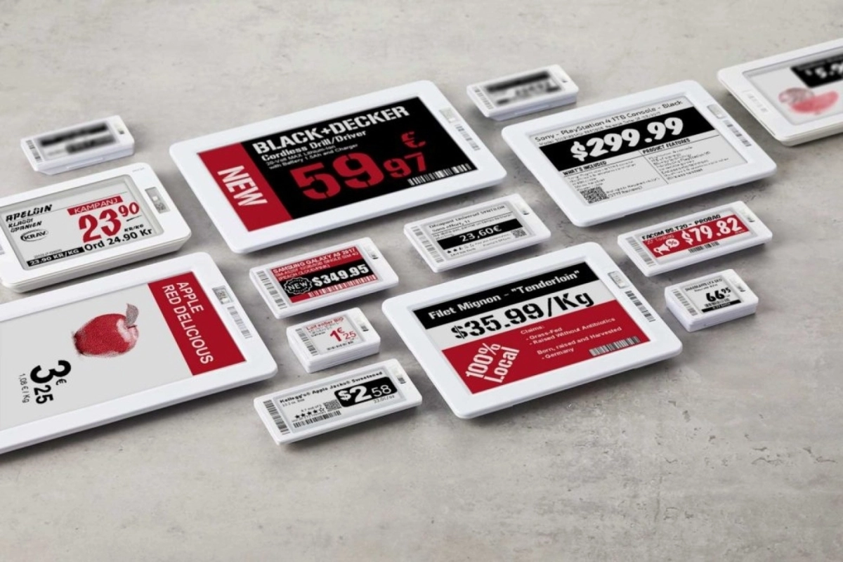 Papírmentes, digitális és <span>intelligens polccímkék</span> minden üzlet számára